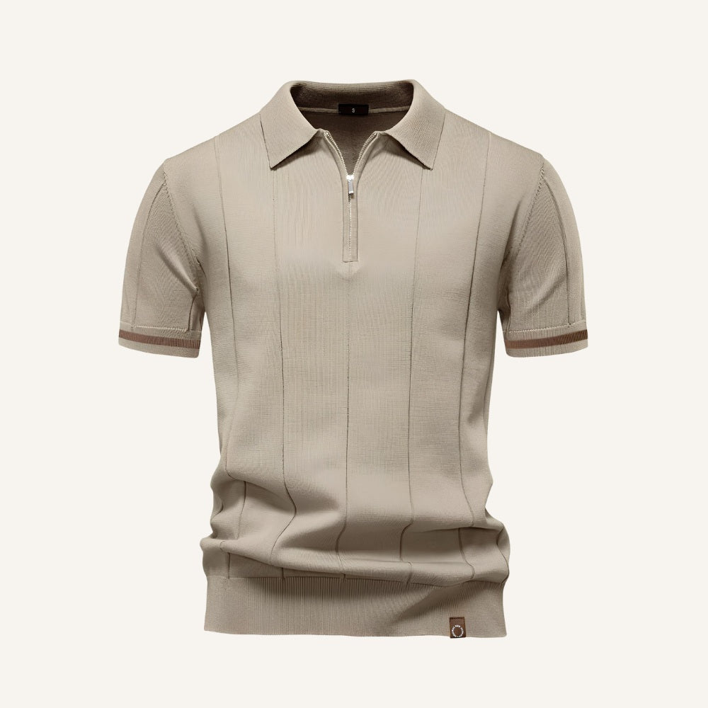 Camisa Polo Masculina Meio Zíper Vissori