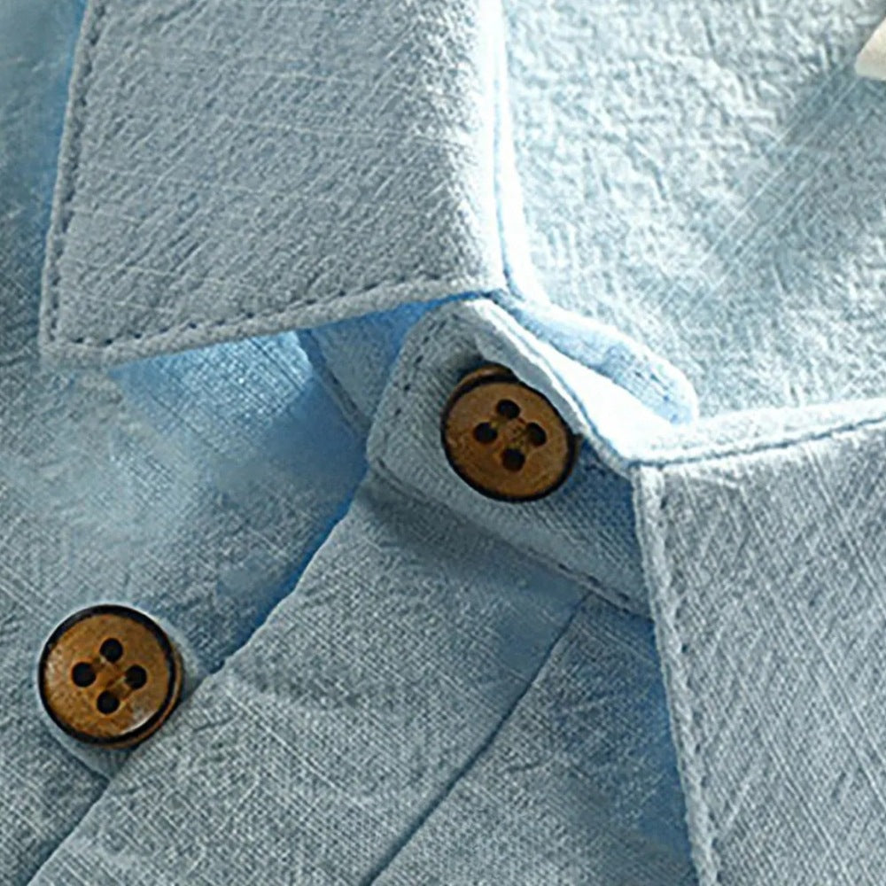 Camisa Polo Masculina de Linho Salermo