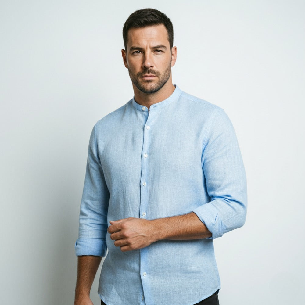 Camisa de Linho Manga Longa Varenne