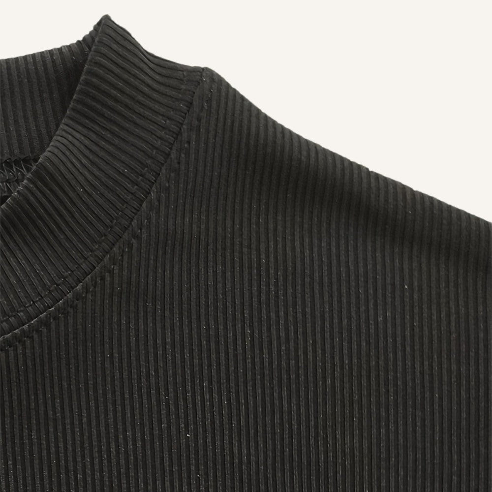 Camiseta Canelada Masculina Gola Alta Clarence