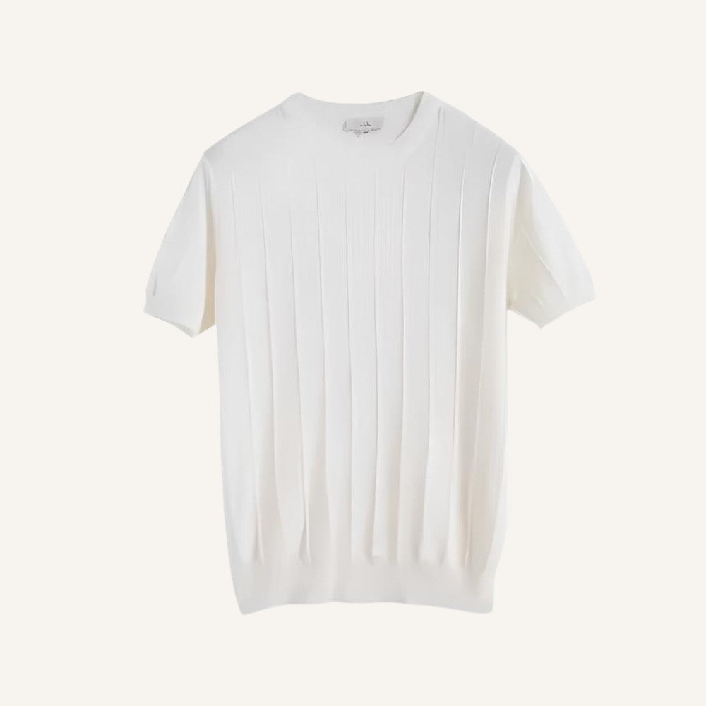 Camiseta Masculina Malha Texturizada Old Money Belgrano