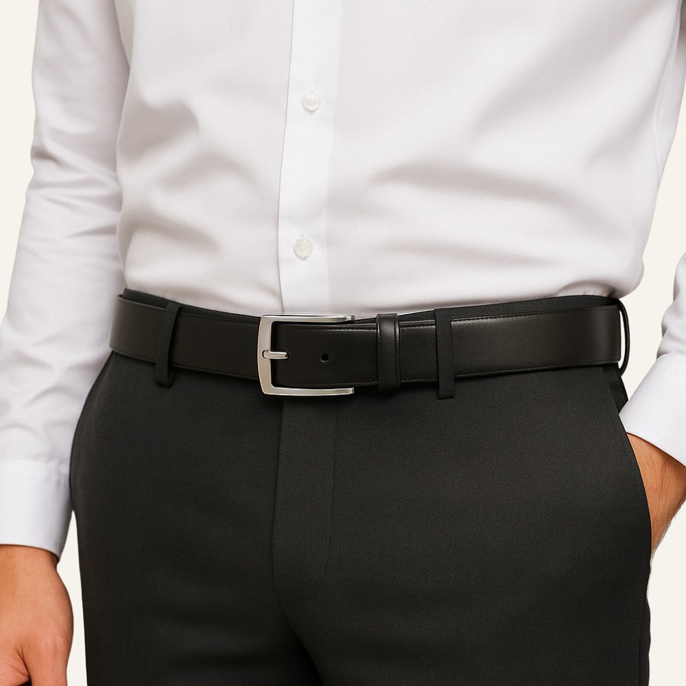 Cinto de Couro Masculino Old Money Civano