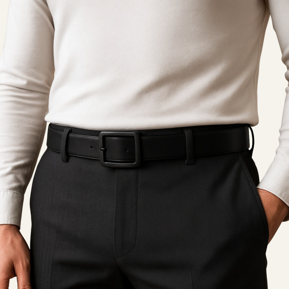 Cinto de Couro Masculino Old Money Civano