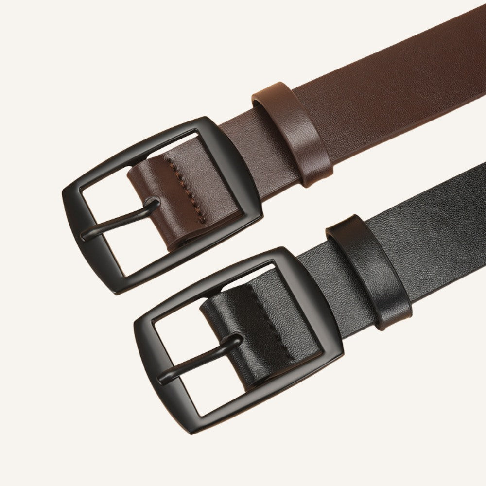 Cinto de Couro Masculino Old Money Civano