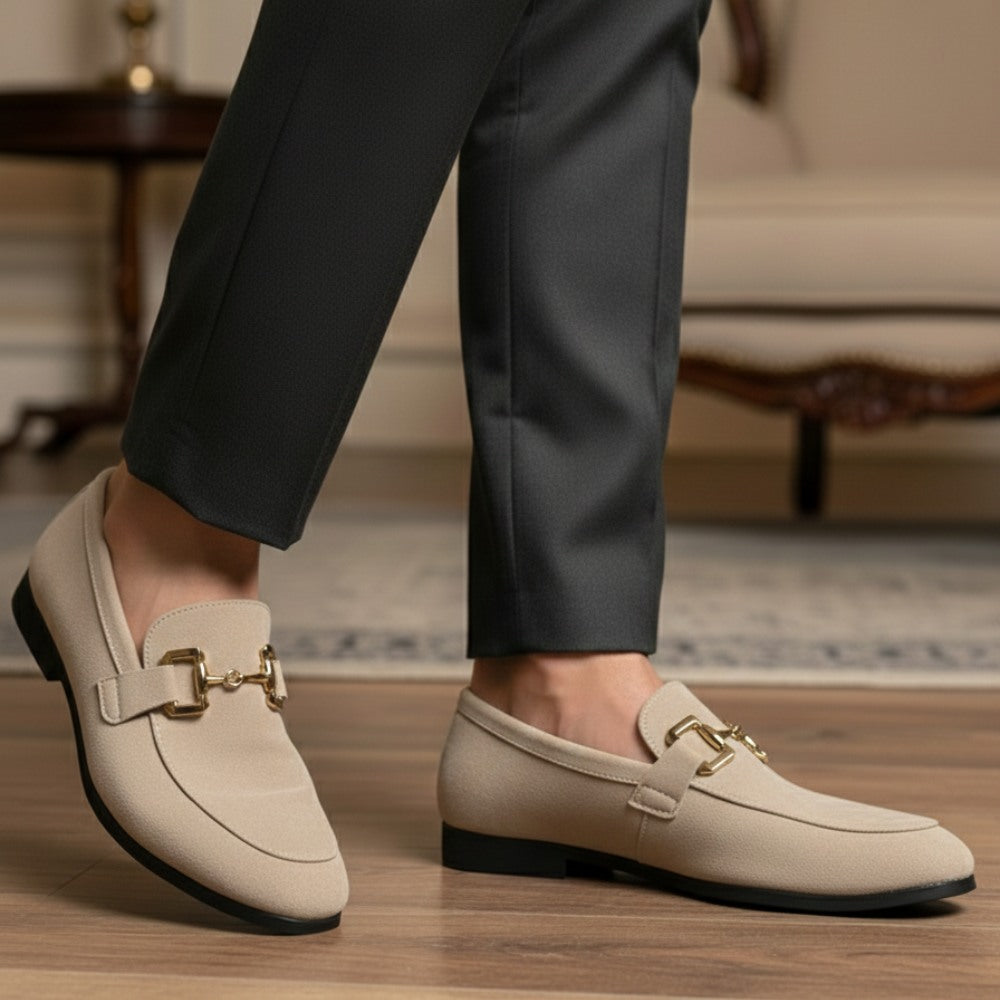 Mocassim Loafer Masculino de Camurça Luxury