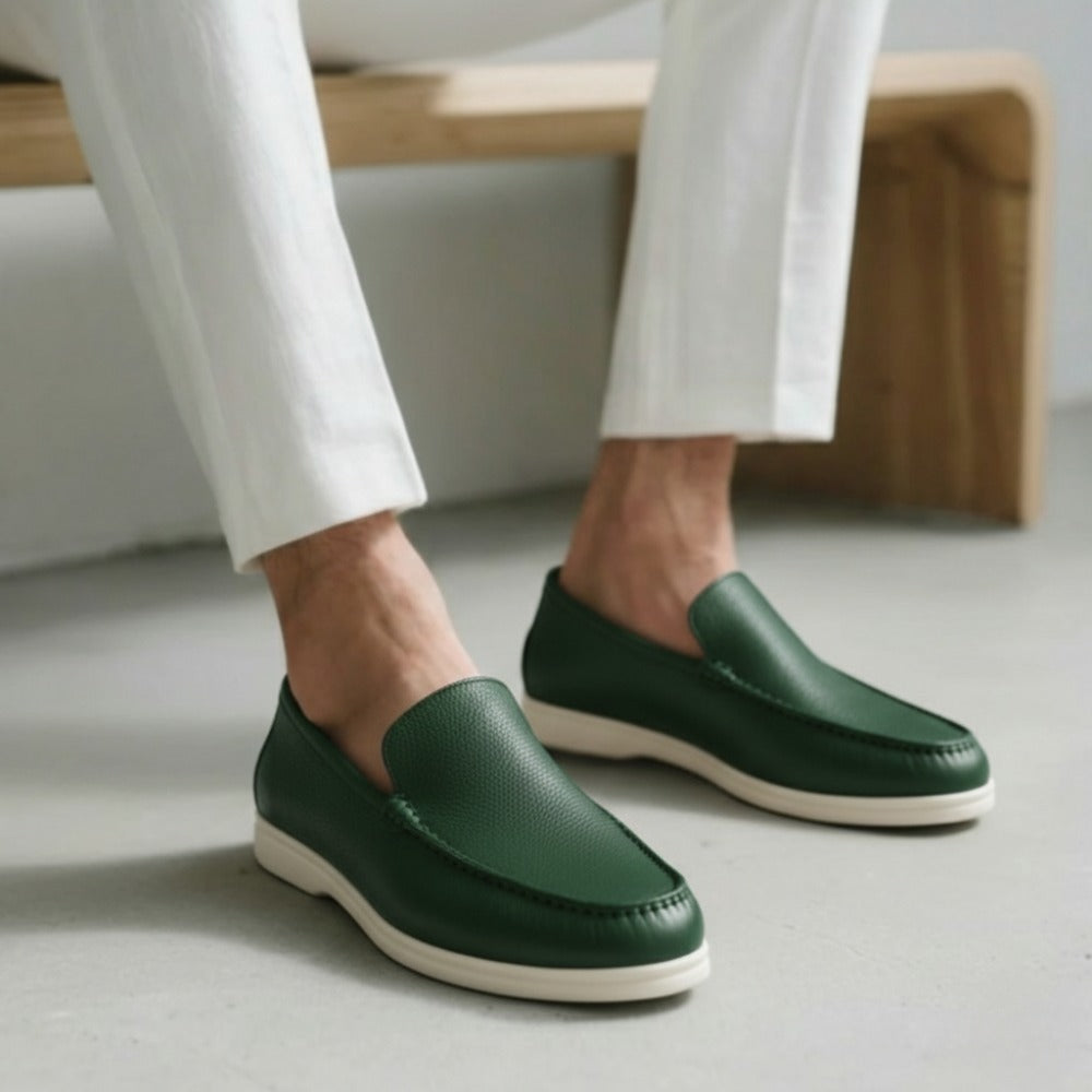 Loafer Masculino de Couro de Vaca Pelleni