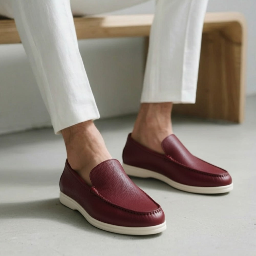 Loafer Masculino de Couro de Vaca Pelleni