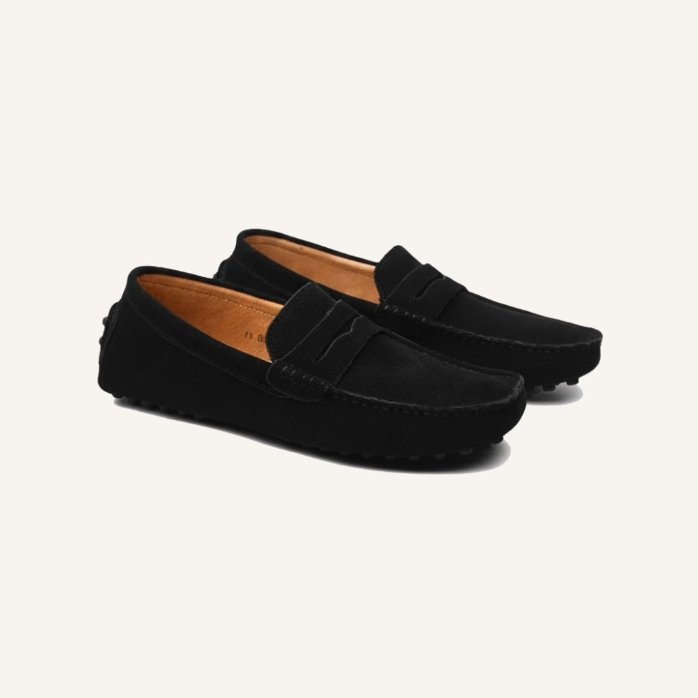 Mocassim Loafer Driver de Camurça Cortez