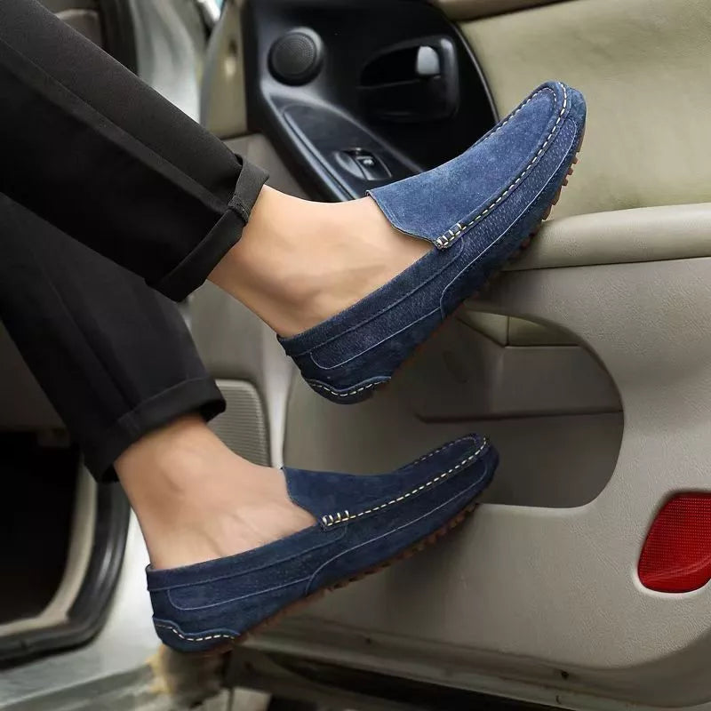 Mocassim Loafer de Camurça Masculino Solatte