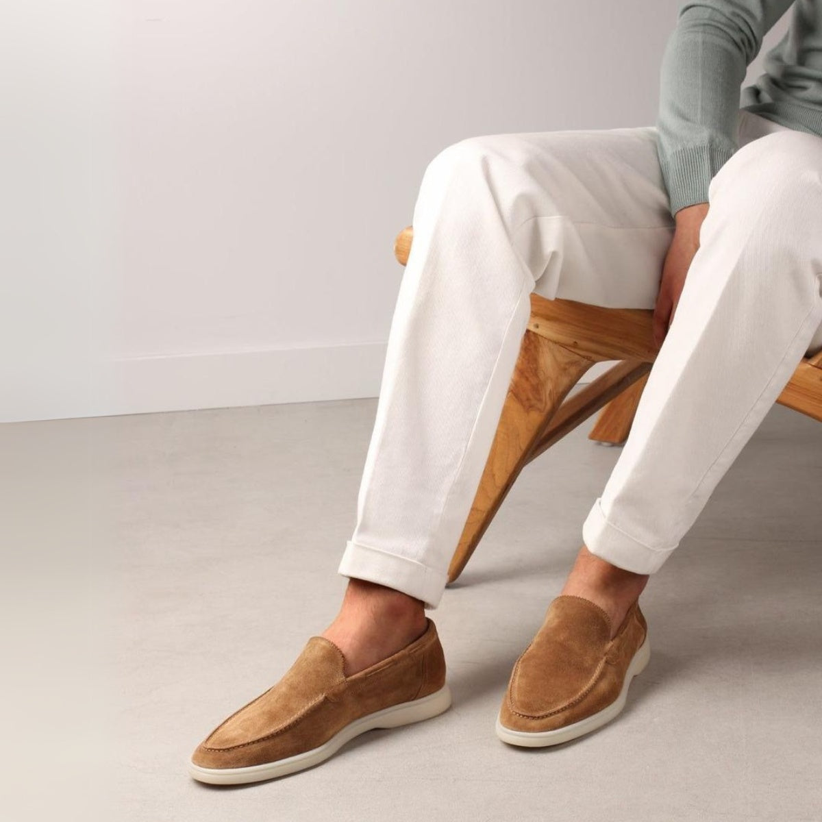 Mocassim de Camurça Masculino Venetto