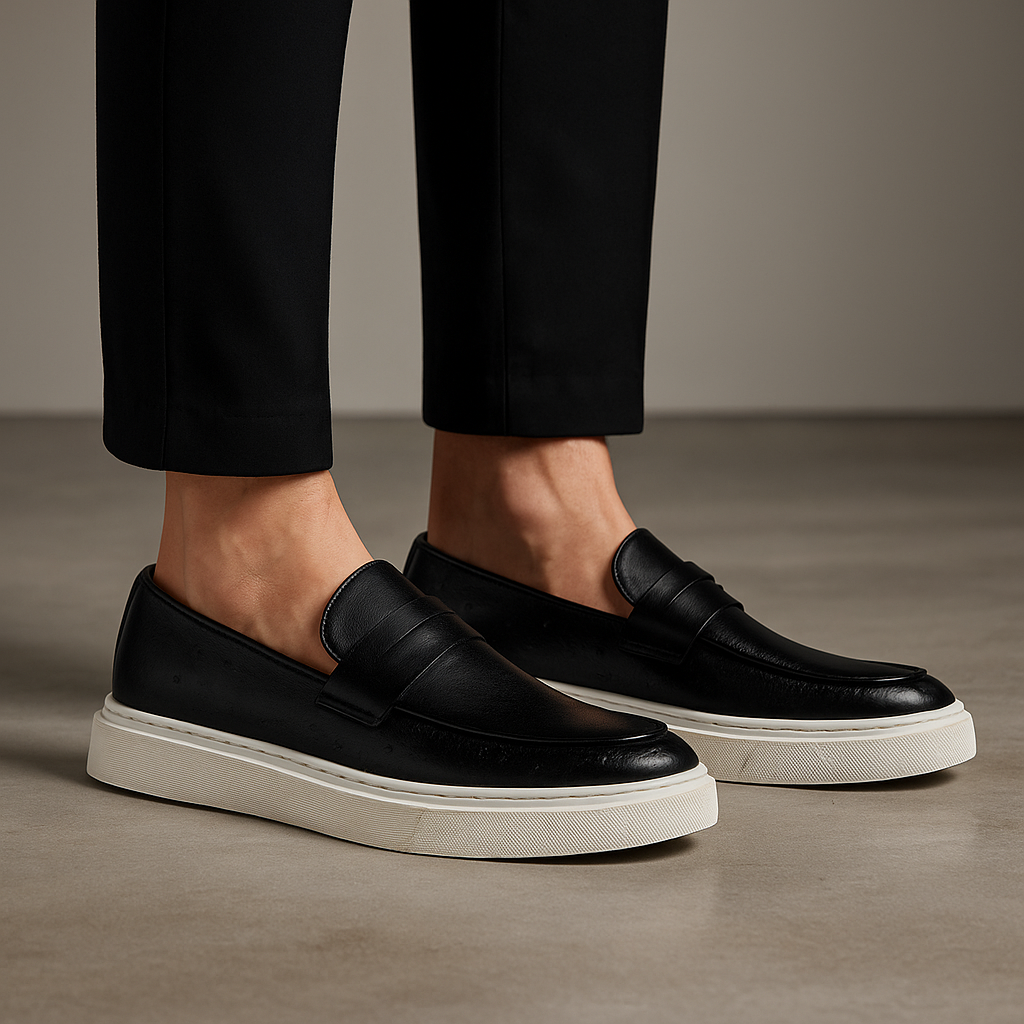 Mocassim de Couro Italiano Masculino Miliani