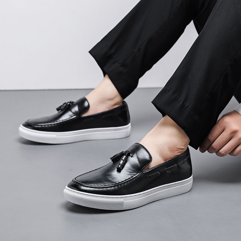 Mocassim de Couro Masculino Duque