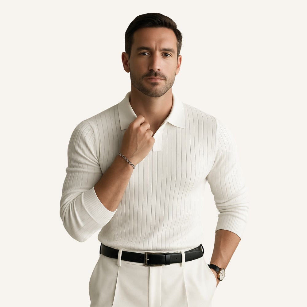 Polo Canelada Manga Longa Nazionale