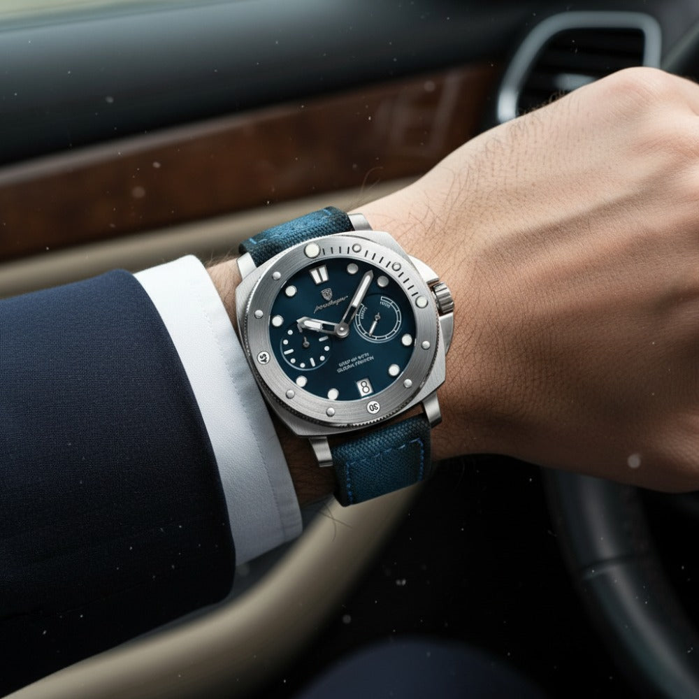 Relógio Masculino Militar de Luxo Heritage