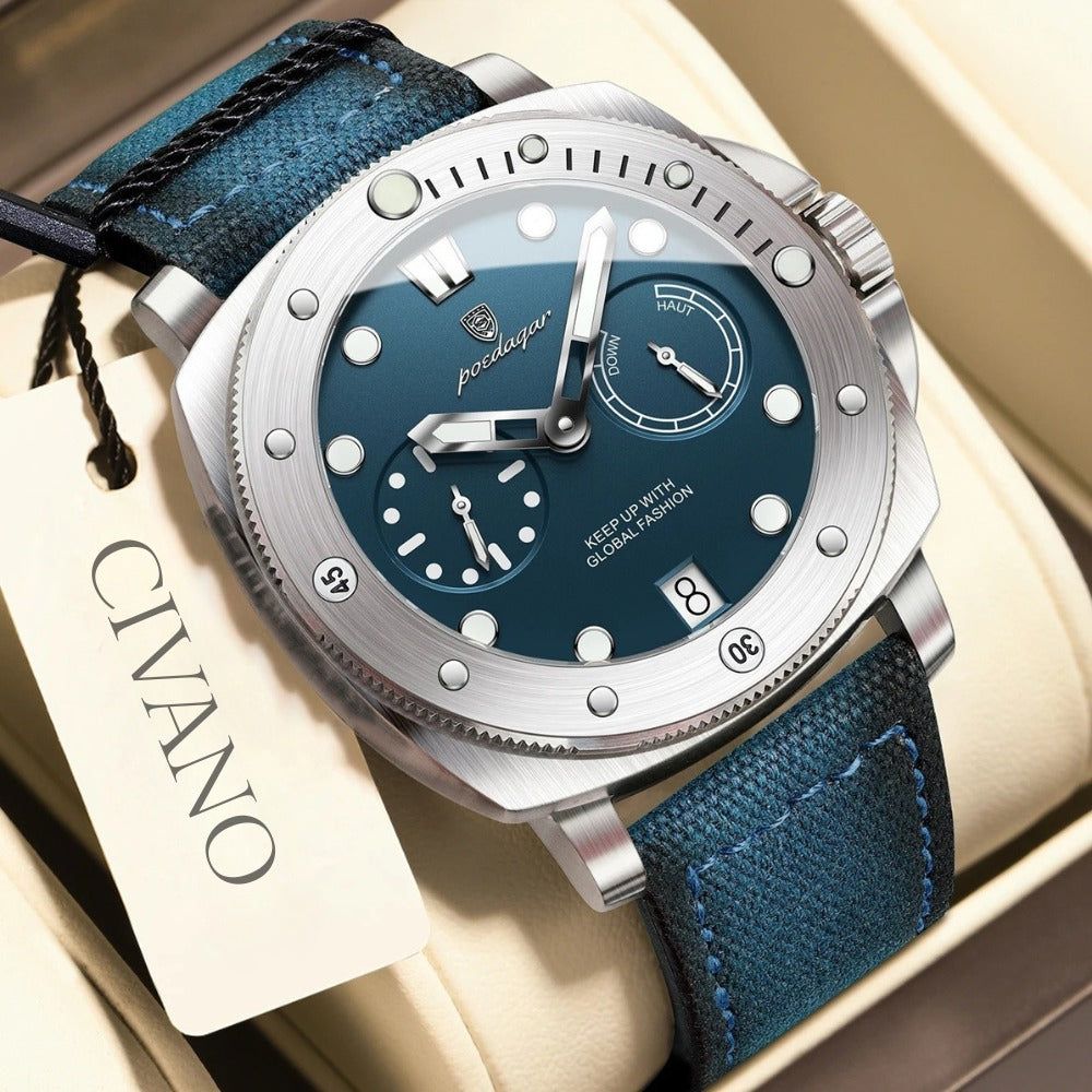 Relógio Masculino Militar de Luxo Heritage