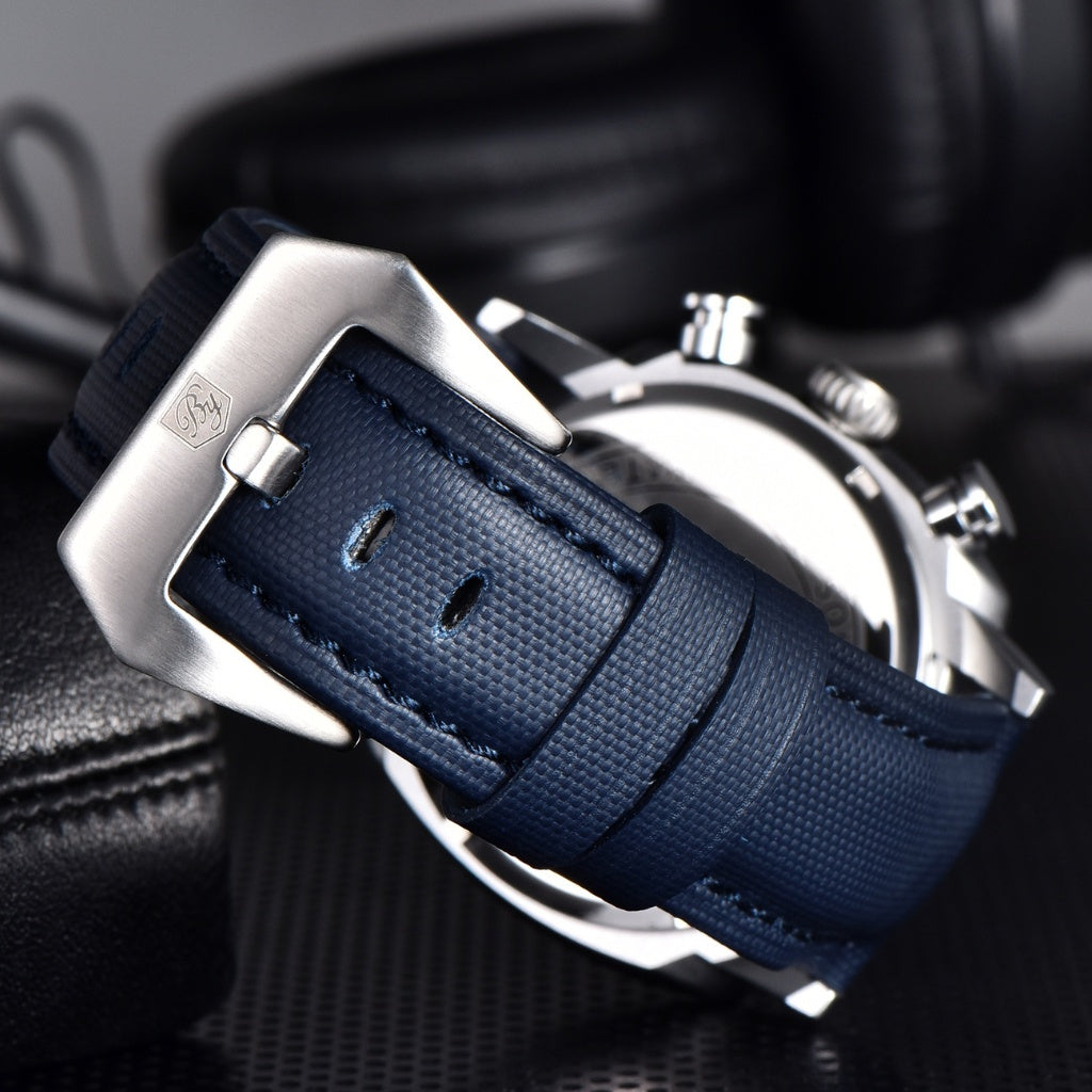 Relógio de Couro Masculino Benyar Luxe