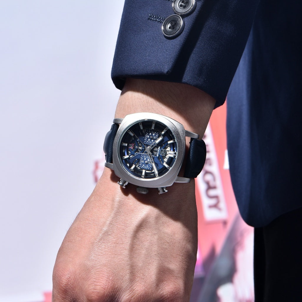 Relógio de Couro Masculino Benyar Luxe