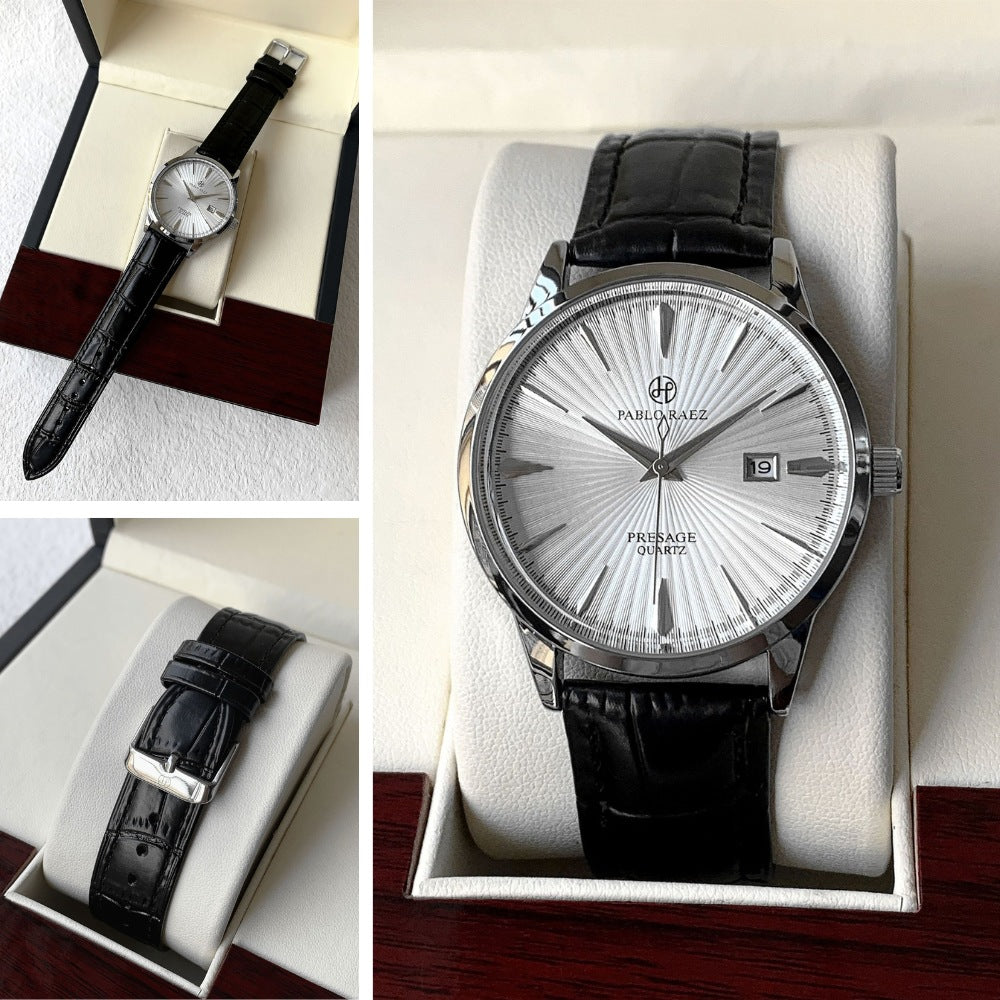 Relógio de Couro Masculino Pattriz