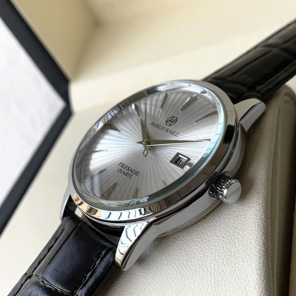 Relógio de Couro Masculino Pattriz