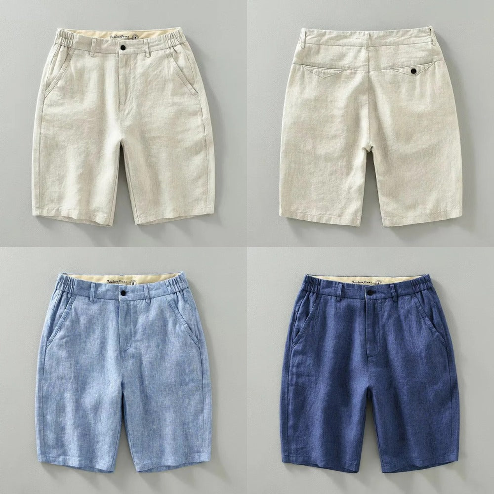 Short Masculino 100% Linho Old Money Parissan
