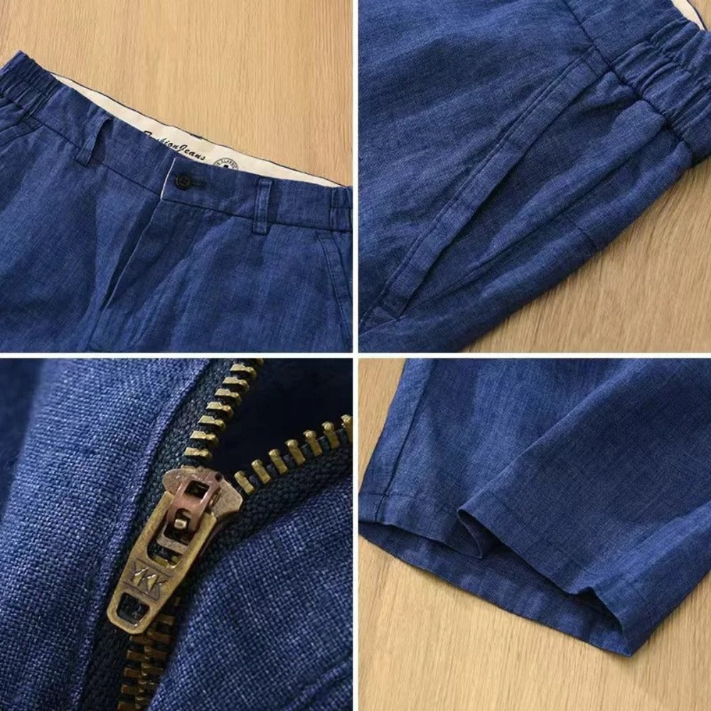 Short Masculino 100% Linho Old Money Parissan