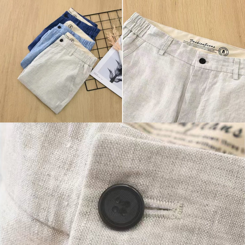 Short Masculino 100% Linho Old Money Parissan